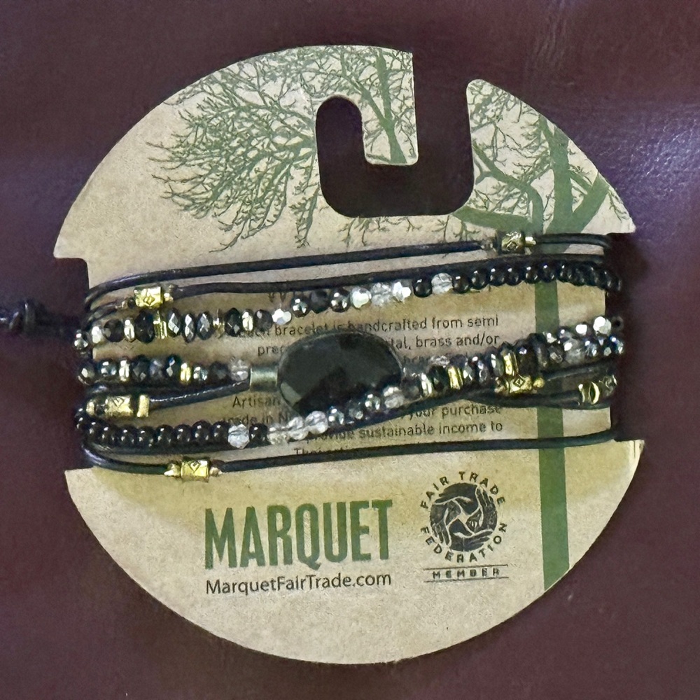 Marquet Fair Trade Vivian Wrap Akha Bracelet